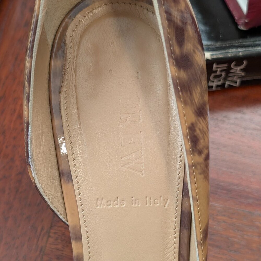 J. Crew Valentina D'Orsay Heels | Size 9 | Patent Leather | Made in Italy - Picture 10 of 10
